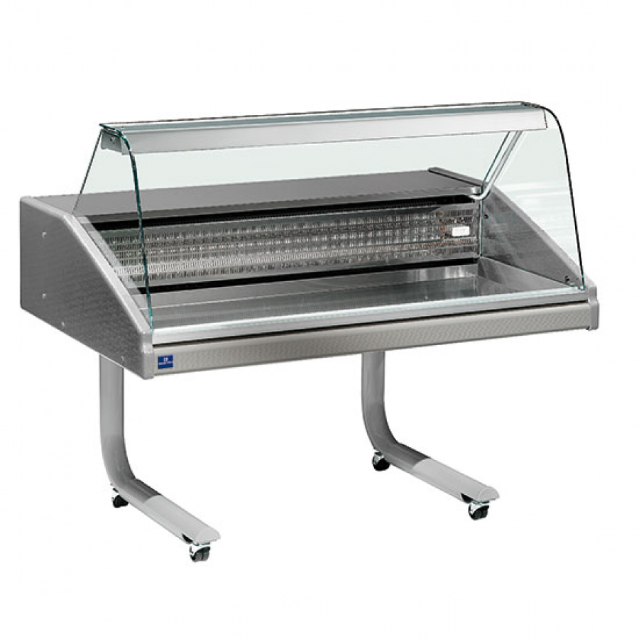 Fischkühltheke auf Rädern - Statische Kühlung 0.6°C - Gastrohot