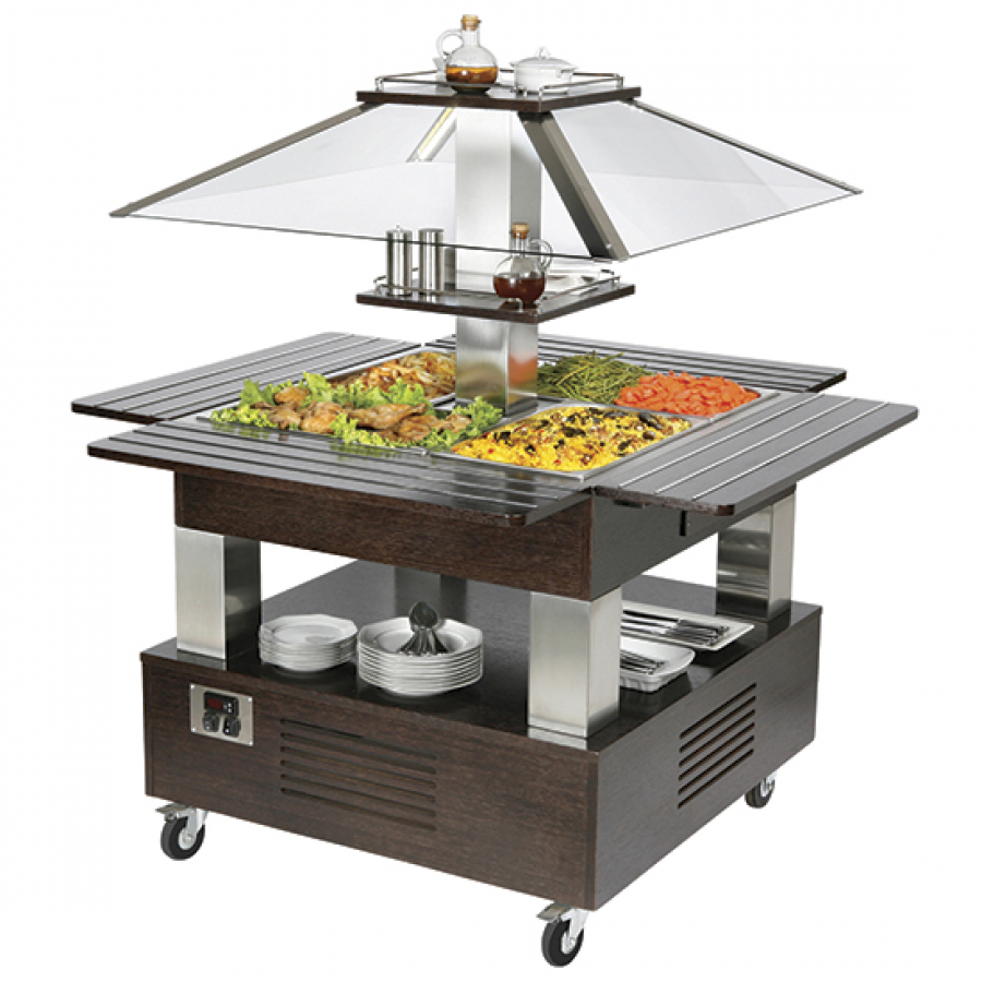 Kaltes Buffet | Inselmodell | 4x GN 1/1 H=150