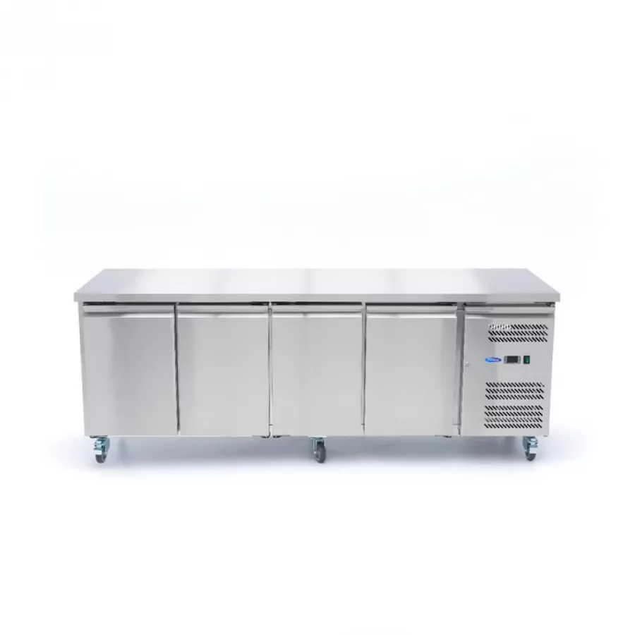 Gastro Kühltisch - 223 cm - 4 Tür