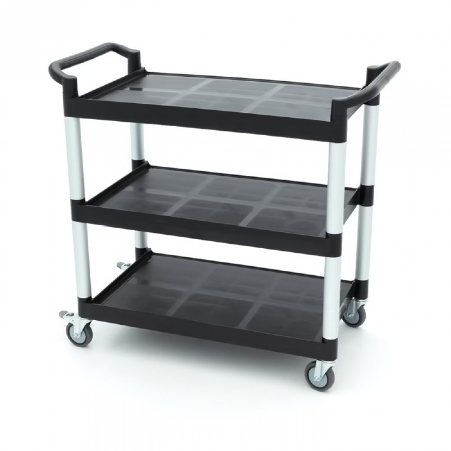 Serveerwagen - 3 kunststofrekken - 103 x 50,5 cm
