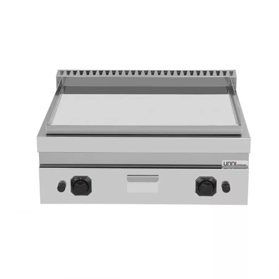 Gas-Grillplatte verchromt kompakt leistungsstark