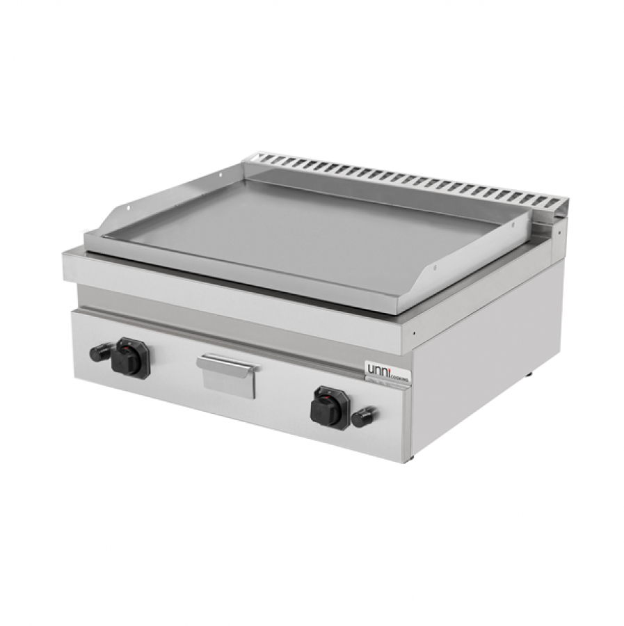 Gas Grillplatte G70GP20B+S glatt, kompakt, Piezo-Zündung