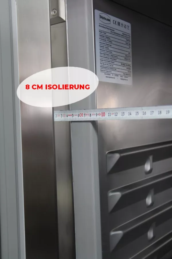 Kühlschrank mit Monoblock-System, GN 2/1, 1 Tür, 690x840x2100, Edelstahl Kühlschrank mit Monoblock-System, GN 2/1, 1 Tür, 690x840x2100, Edelstahl