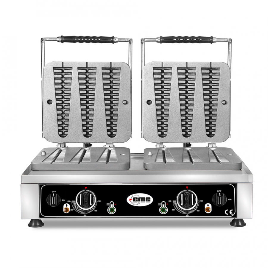 GMG Wafelijzer Waffelino 6x (23 x 6 x 2,4 cm)