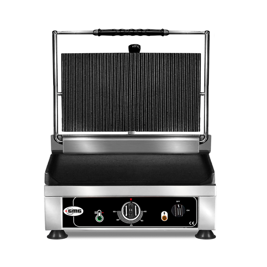 GMG contactgrill boven geribbeld onder glad