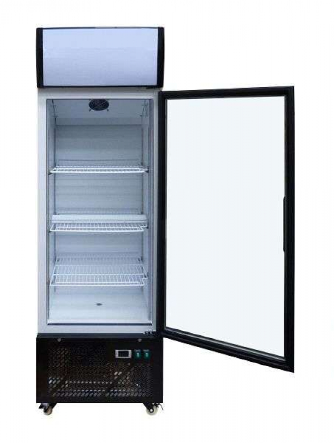 Skyrainbow Getränkekühlschrank mit Display – 305 L (+2 °C bis +8 °C)