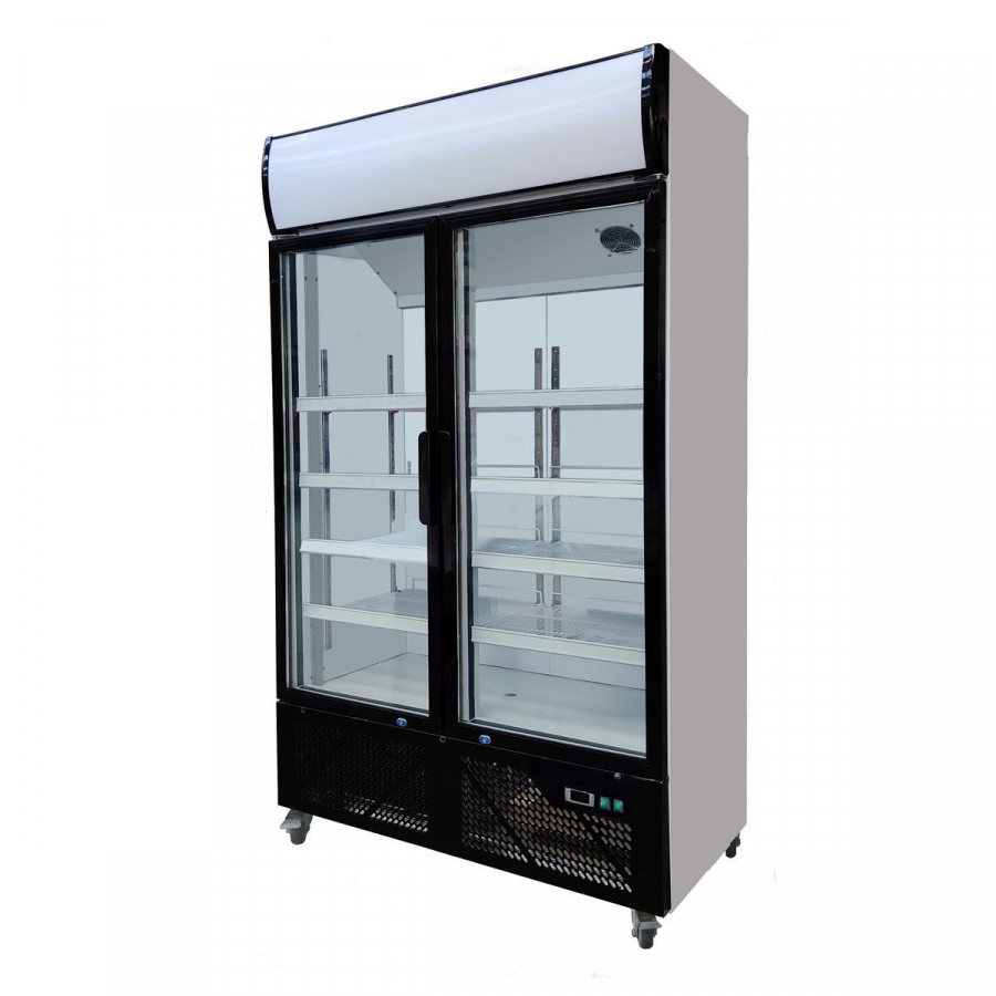Getränkekühlschrank mit Display - 810 Liter Fassungsvermögen - Gastrohot