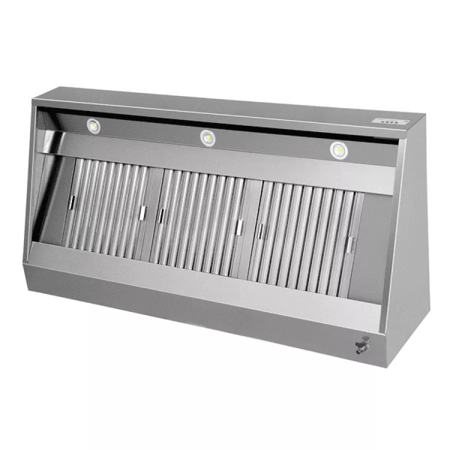 Dunstabzugshaube Wandmontiert – 1800 m³/h Edelstahl