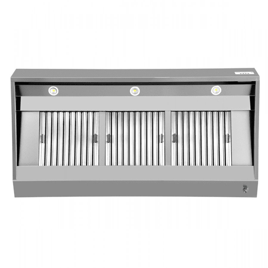 Dunstabzugshaube Wandmontiert Plug and Play 950 – 1800 m³/h Edelstahl