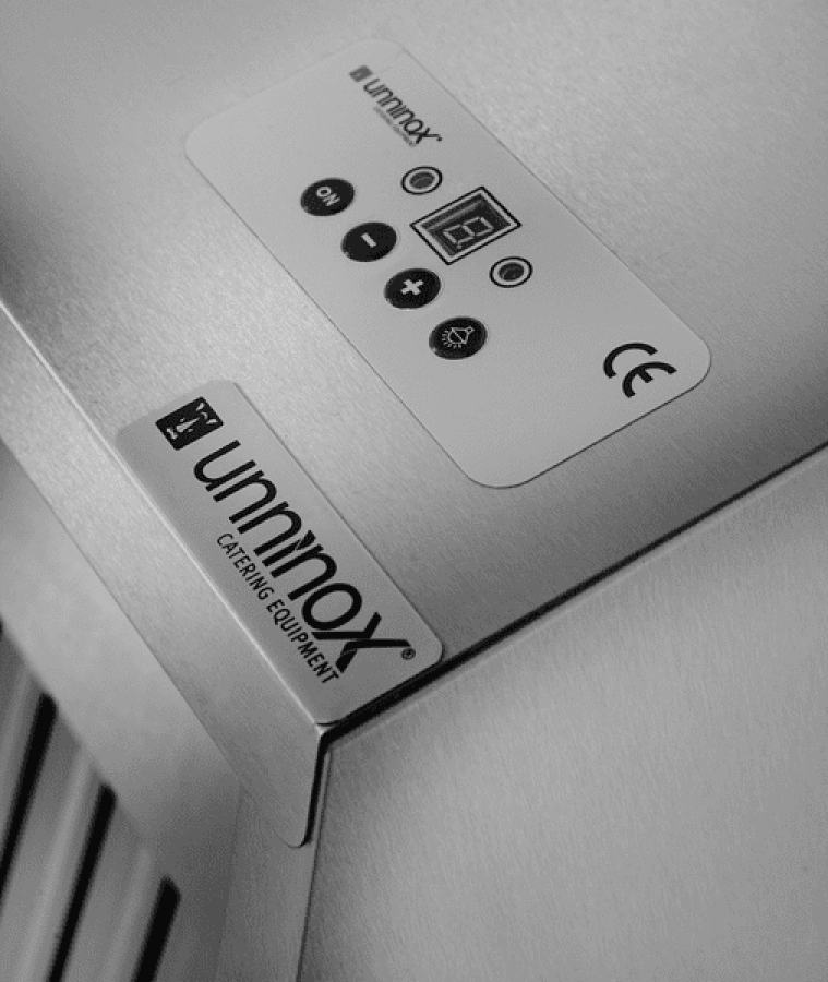 Dunstabzugshaube UNNINOX Plug & Play 950mm Edelstahl 1400 m³/h LED