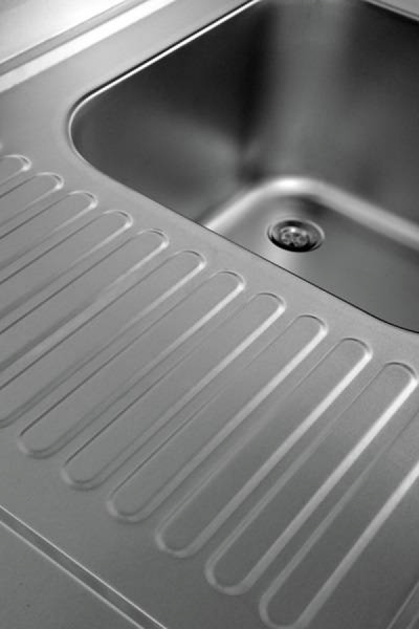 Spülbecken 1 Schale 1200x600x850 mm rechts mit großem Tank