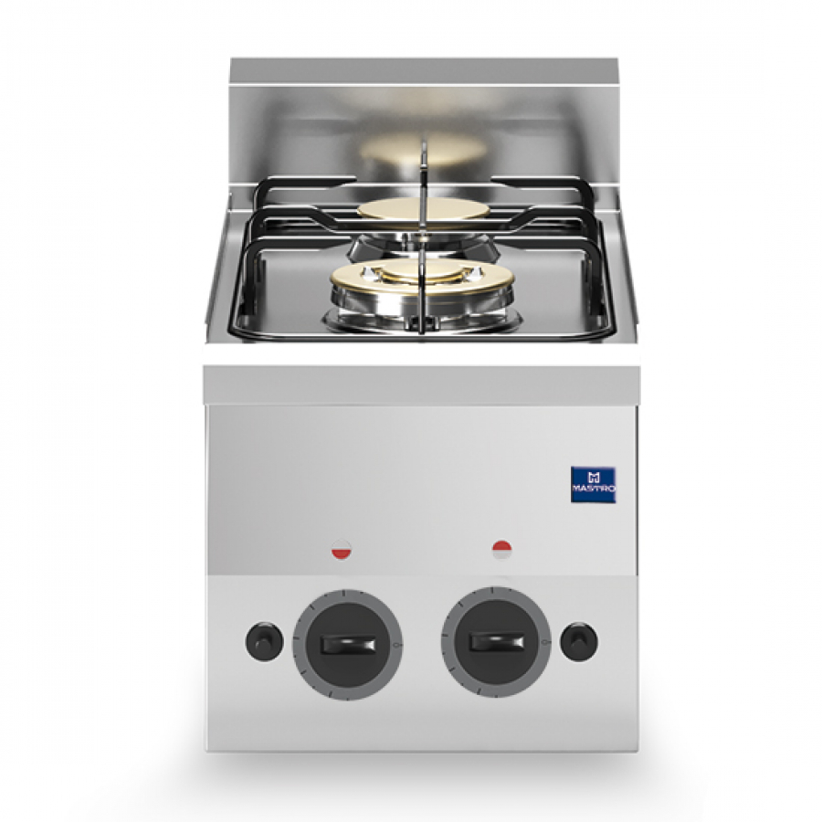 Gasfornuis met 2 branders - krachtig fornuis voor de gastronomie