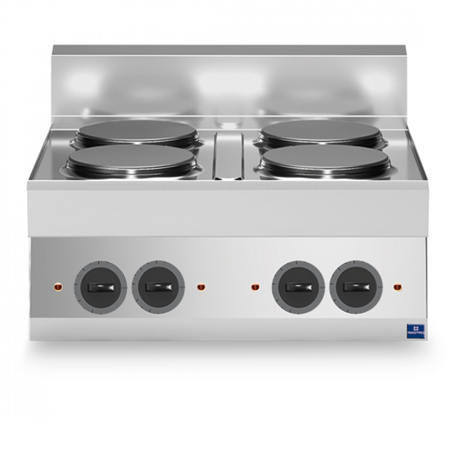 Elektrisch kookplaat 4 zones - Professioneel koken met vier kookzones