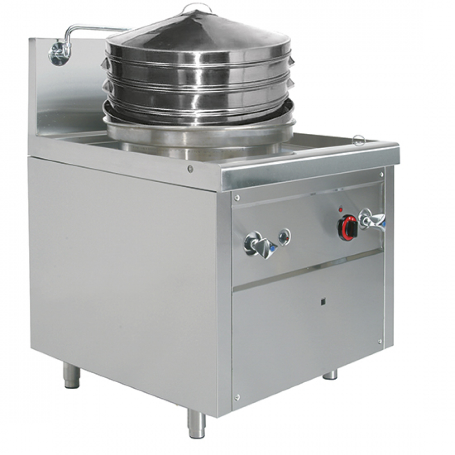 Dampfreiskocher mit Dim-Sum-Kit
