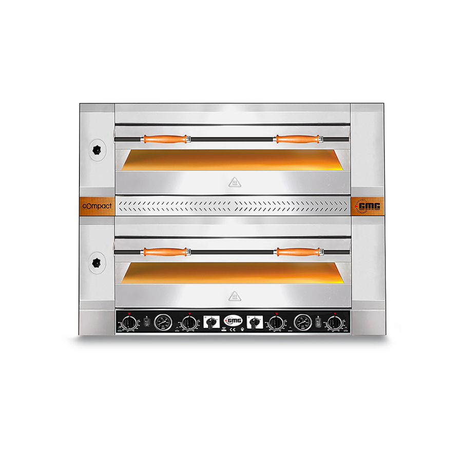 Pizzaoven 6+6x Ø 30 cm | 12 kW 400V
