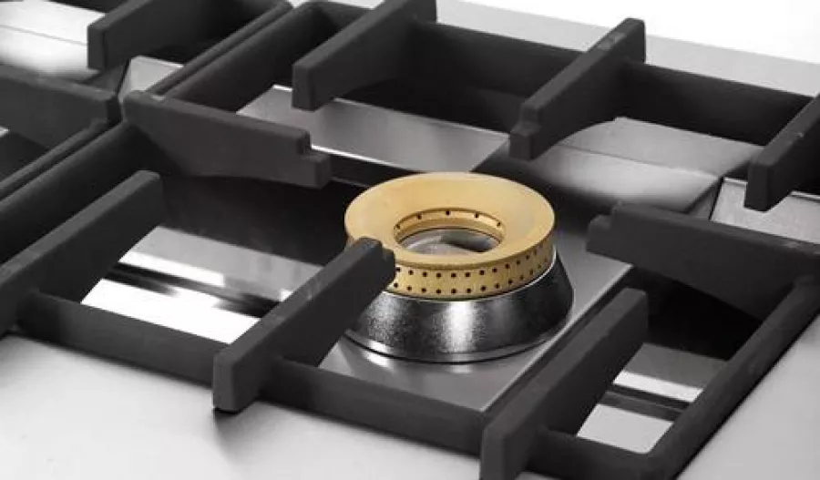 Gasherd–2x8kW, Ölauffangwanne, Flammenüberwachung