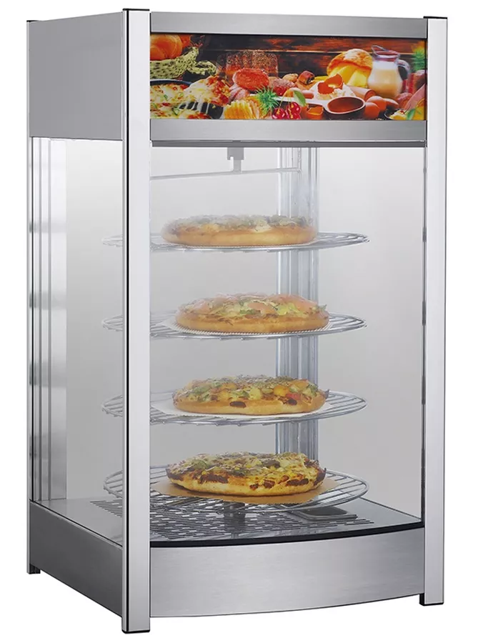 Rotierende Wärmevitrine, +30/+90°C, 97 L , 448x460x785 Rotierende Wärmevitrine, +30/+90°C, 97 L , 448x460x785