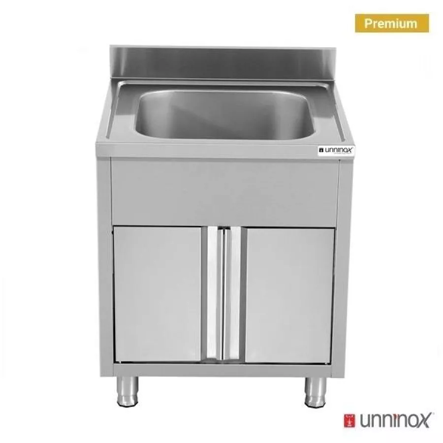 Spülenunterschrank 1 Becken 70x70x85cm kompakt Gastronomie