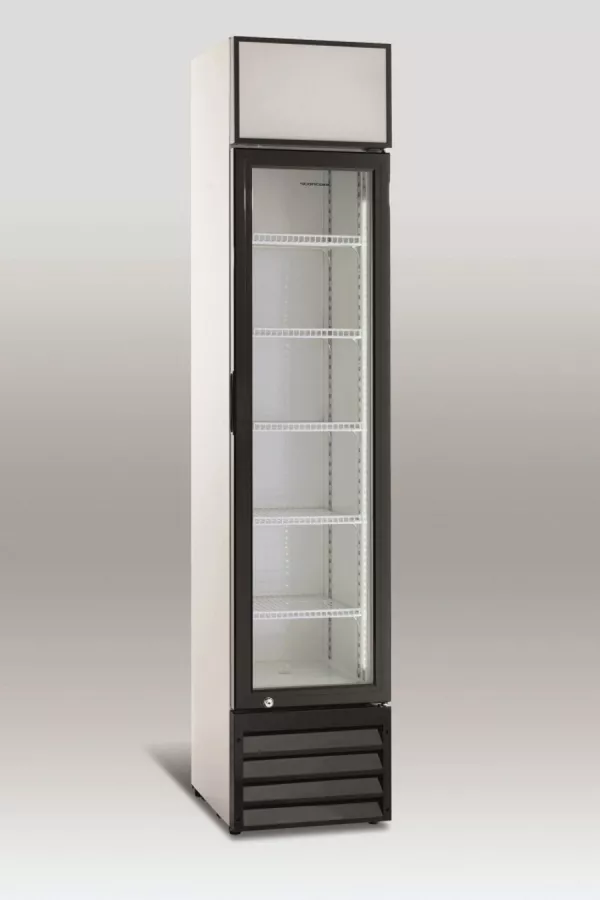 Getränkekühlschrank, 1 Glastüre, 160 Ltr, 390x475x1880 Getränkekühlschrank, 1 Glastüre, 160 Ltr, 390x475x1880