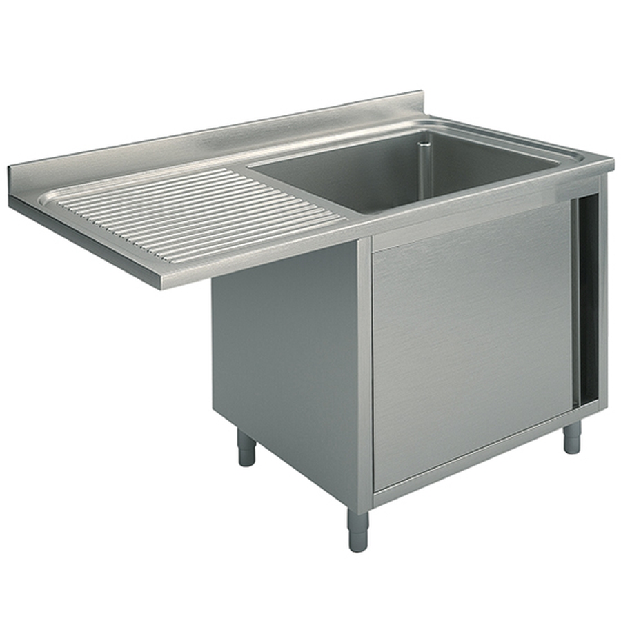 Spülschrank mit Flügeltür | 1 Becken rechts