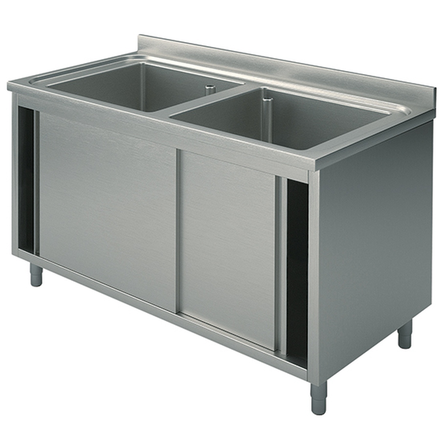 Spülschrank | 2 Becken | 1400x700 mm