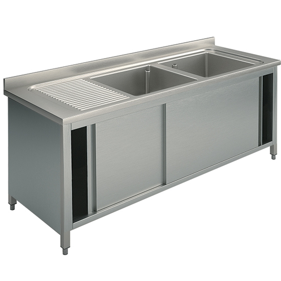 Spoelkast | met schuifdeuren | 1400x700 mm
