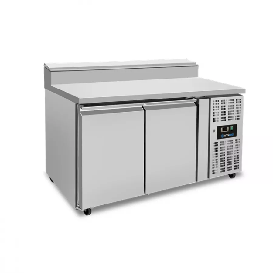 Saladette 2 Türen 1/1 GN Umluftkühlung Klappdeckel +2°C bis +8°C