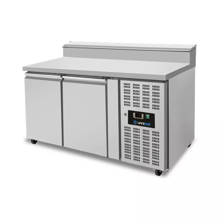 Saladette 2 Türen 1/1 GN Umluftkühlung Klappdeckel +2°C bis +8°C