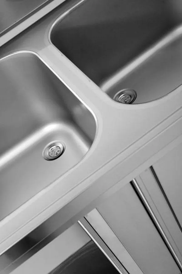 Elektrofritteuse 2×13,5 L Automatik Korbheber