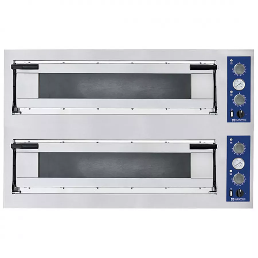 Elektro Pizzaofen für 6 Pizzen Ø 350 mm - Professioneller Pizzaofen für Gastronomie - Gastrohot