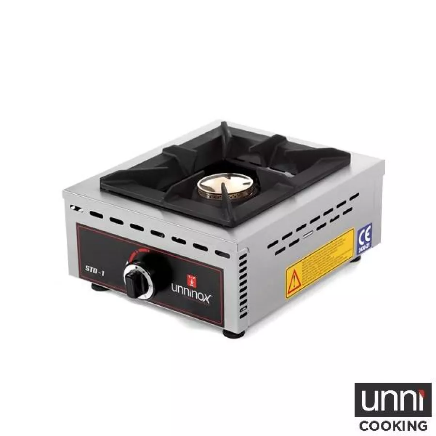 Tischkochfeld STO-1 Gas 1 Brenner 7 kW kompakt Gastronomie