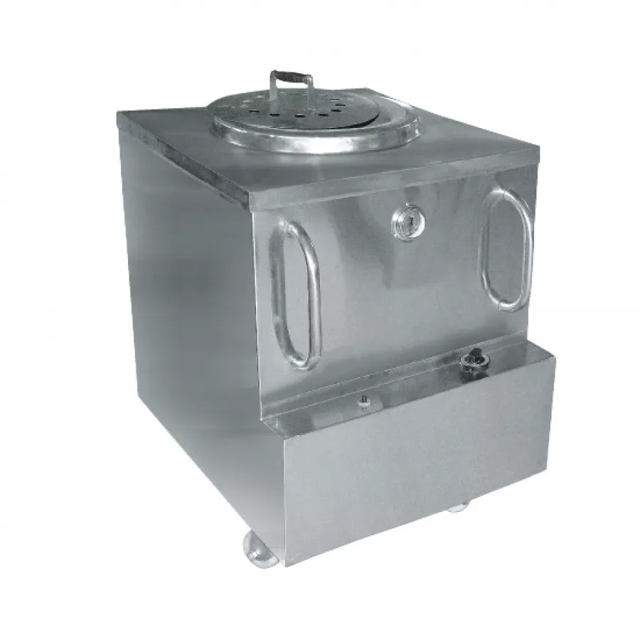 TANDOOR Gas-Tandoor Edelstahl & Tontopf L710×760×940