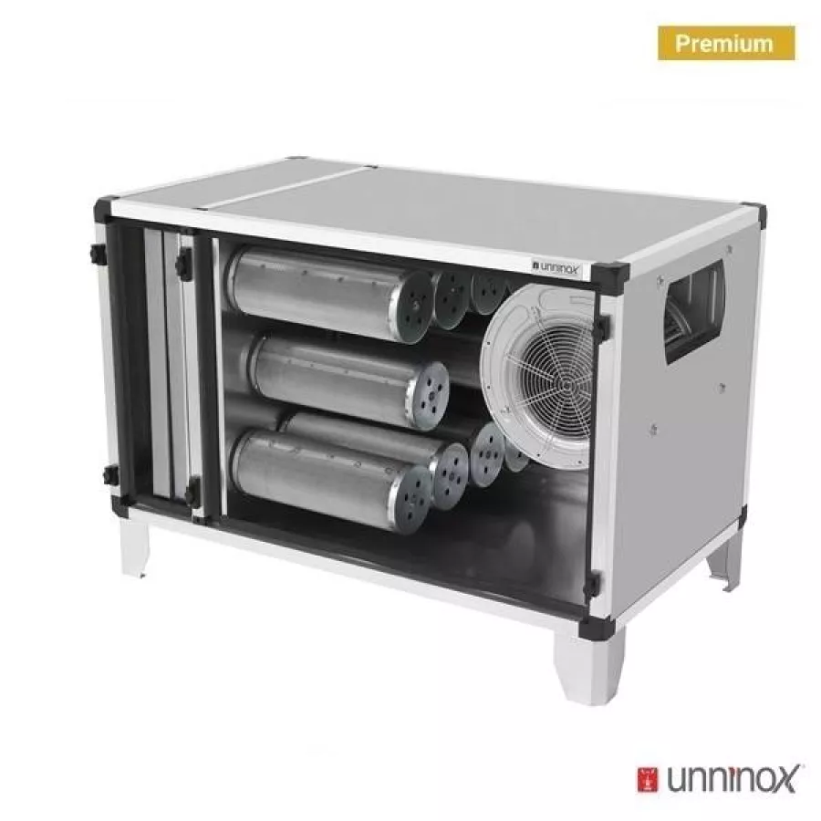 Abluftreinigungssystem 3000 m³/h mit Motor und 15 Filtern