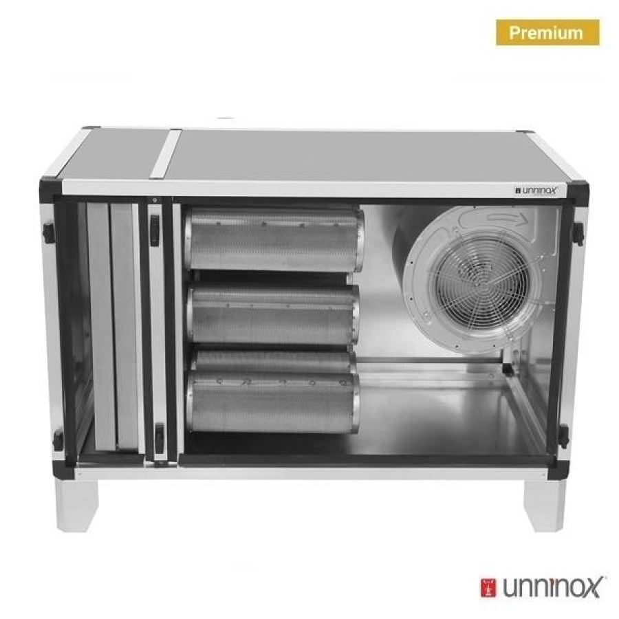 Abluftreinigungsanlage 2000 m³/h mit Motor und Aktivkohlefilter