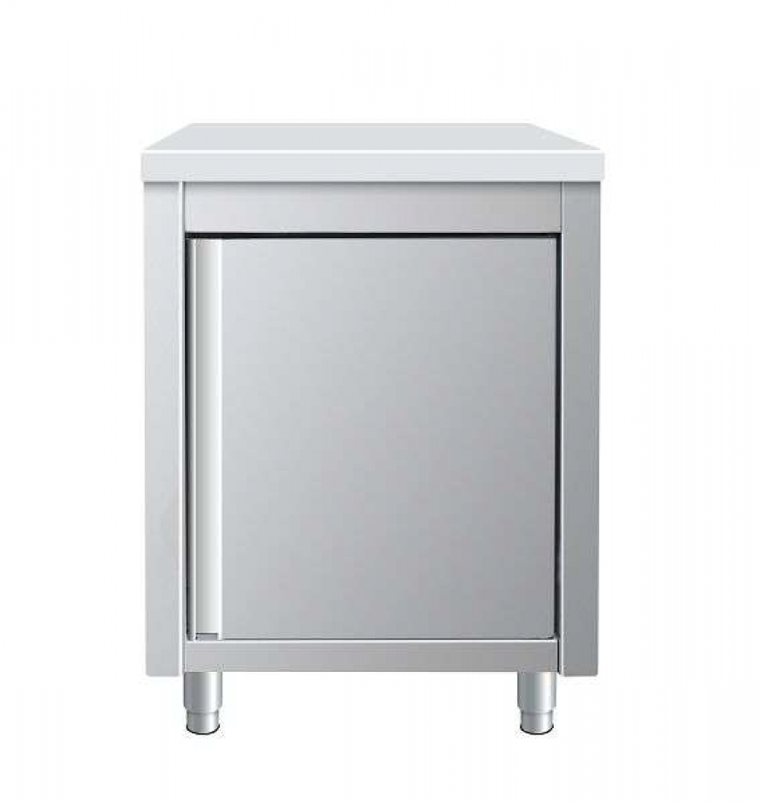 Arbeitsschrank aus Edelstahl, 60 x 70