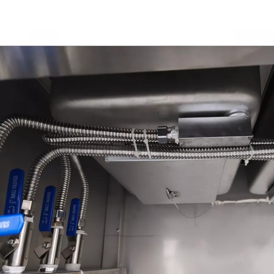 Skyrainbow SNACK-Line Bain-Marie Theke 4× GN 1/1 – 153×82×85,5 cm, 400 V