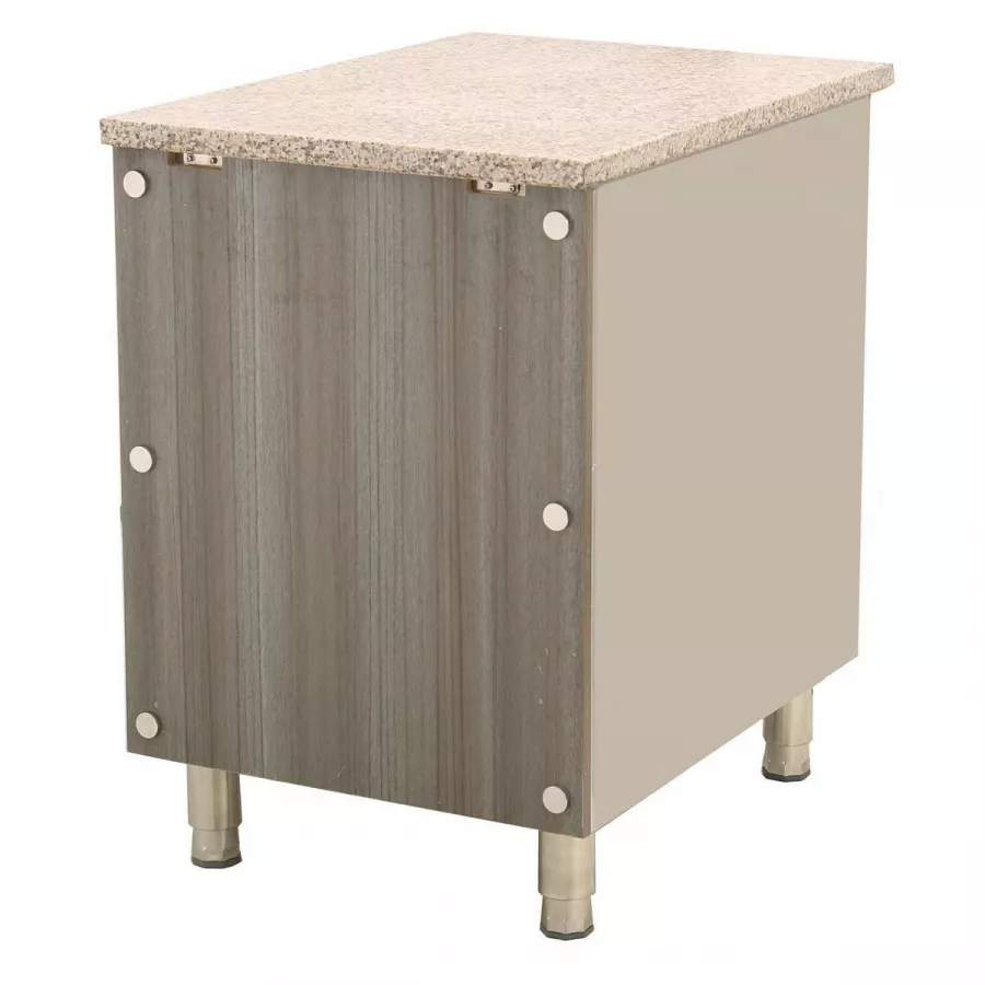 Skyrainbow Kassentisch 40×82 – Granit rosa-grau