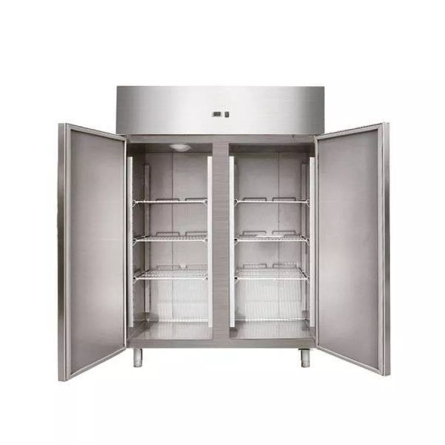 Edelstahltiefkühlschrank, Inhalt 1333 Liter, GN2/1