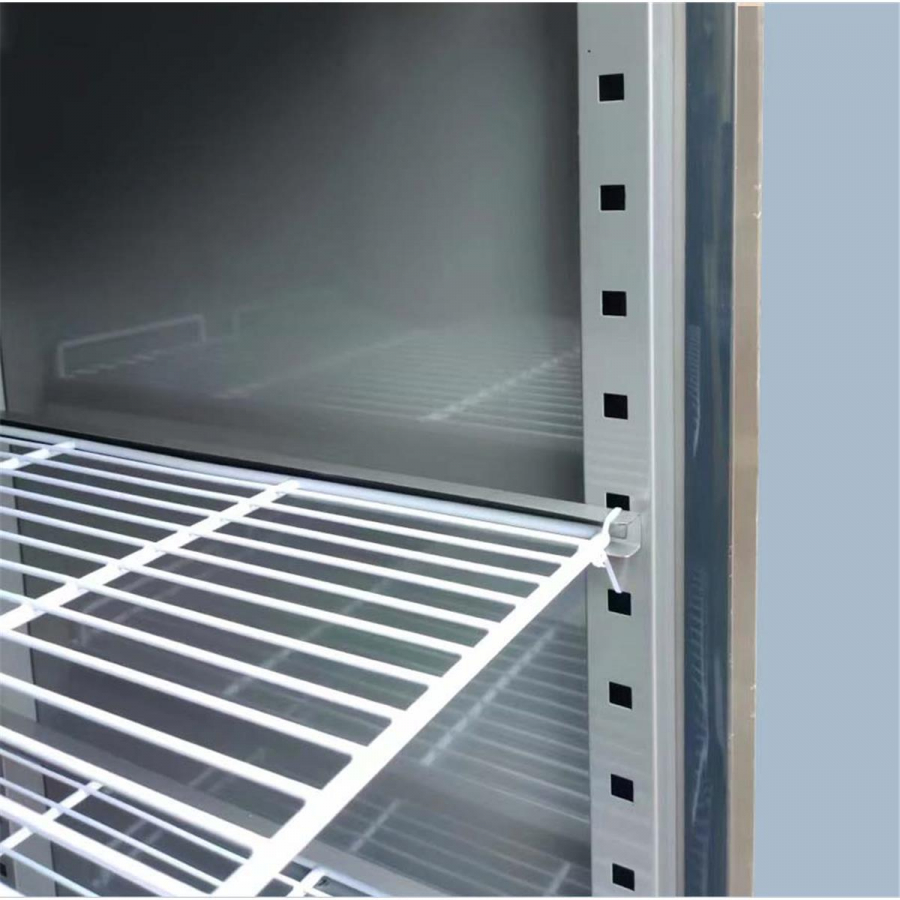 Edelstahltiefkühlschrank, Inhalt 1333 Liter, GN2/1
