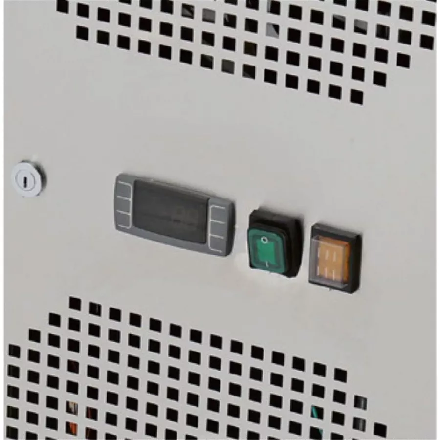 Skyrainbow Kühltisch 180×70 – 6 Schubladen, Aufkantung