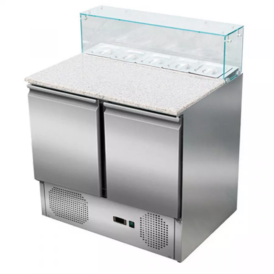 Pizzasaladette mit Granitarbeitsfläche | +2° / +8° C