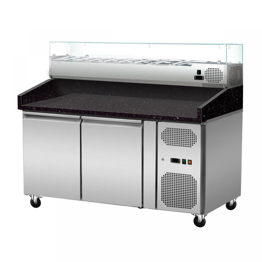 Skyrainbow Pizzakühltisch 151×80 – Star Galaxy