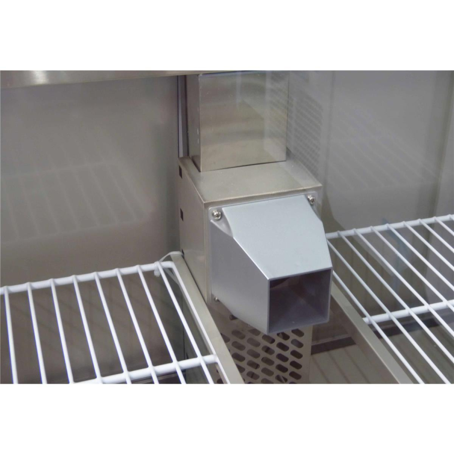 Skyrainbow Pizzatafel 140×70 – 3 deuren, graniet