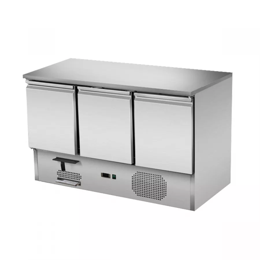Skyrainbow Kühltisch 137×70 – 3 Türen
