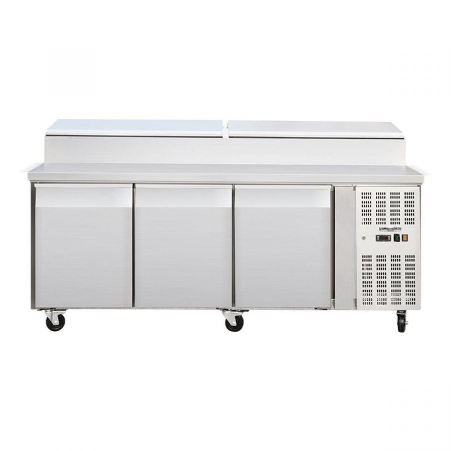 Zubereitungstisch 3-türig 10 x GN1/3 2 bis 8°C - Gastrohot