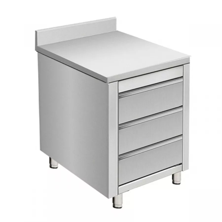 Arbeitsschrank mit Schubladen | 500 x 600 x 950