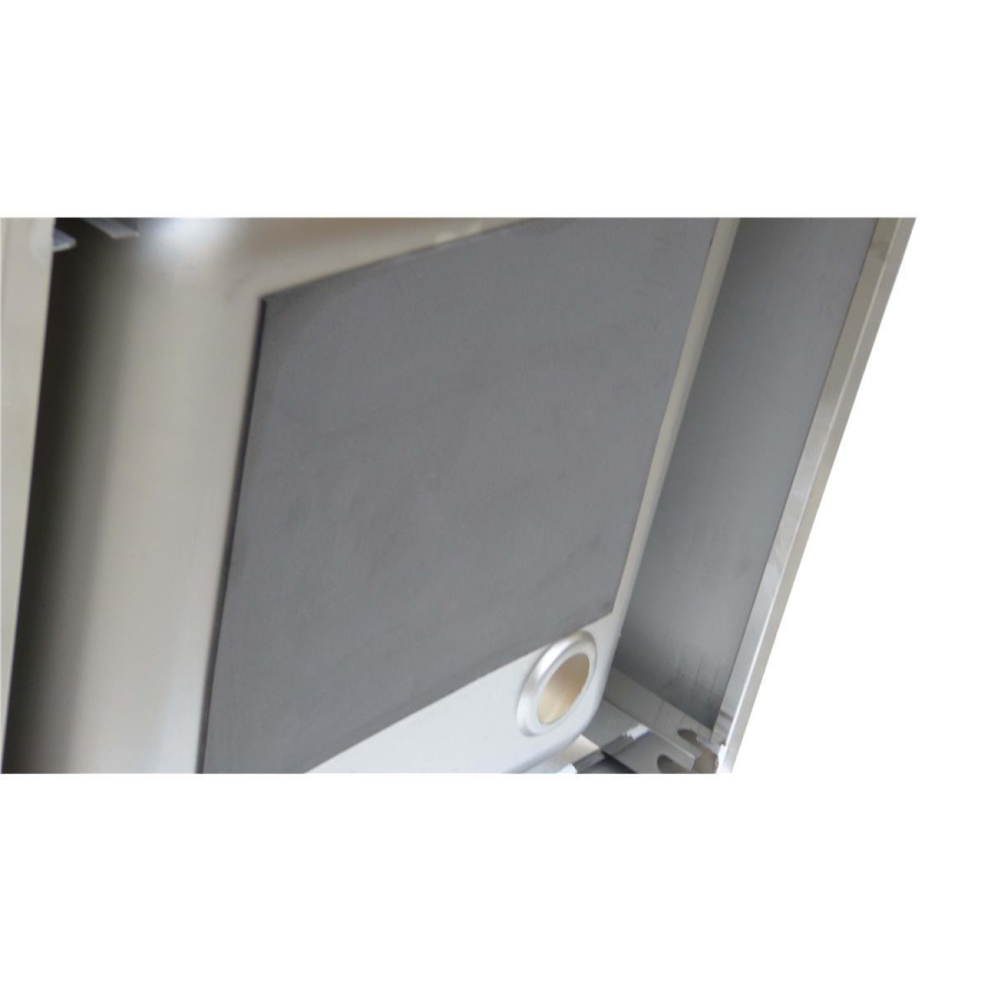 Skyrainbow roestvrijstalen spoelbak 2 bakken centraal 120x60x85 cm met basisvloer