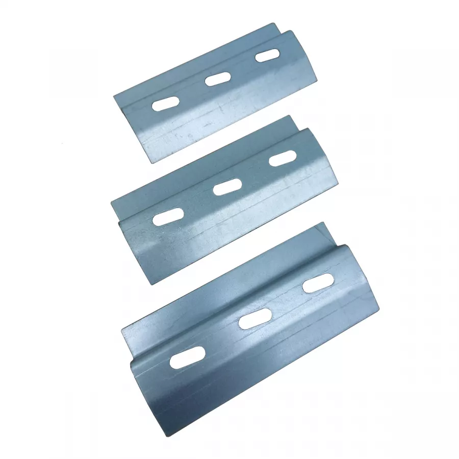 Wandhängeschrank aus Edelstahl, 200 x 40, ohne Tür