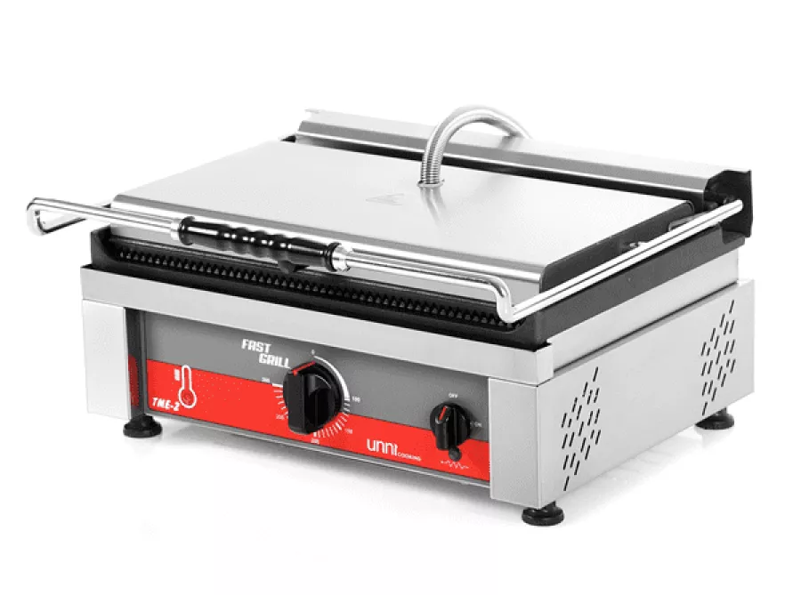 Kontaktgrill 2,5-3,5 kW Teflon Gusseisen 50-300°C