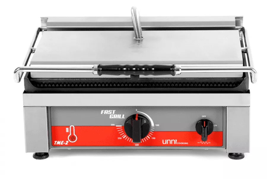 Kontaktgrill 2,5-3,5 kW Teflon Gusseisen 50-300°C